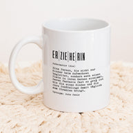 Definition Erzieherin - Tasse