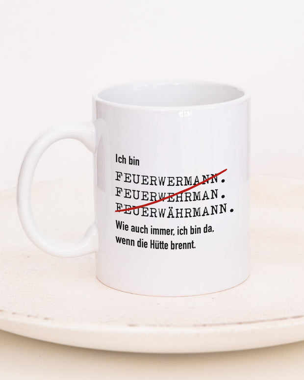 Ich bin Feuerwehrmann - Tasse