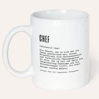 Definition Chef - Tasse