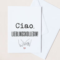 Ciao, Lieblingskollegin - Grußkarte