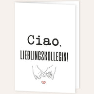 Ciao, Lieblingskollegin - Grußkarte