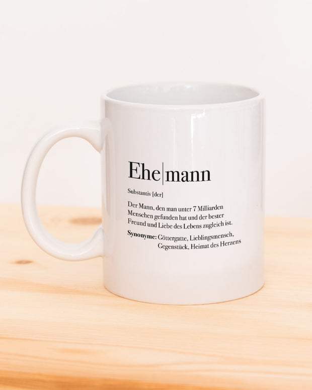 Motiv: Definition Ehemann - VS" Tasse