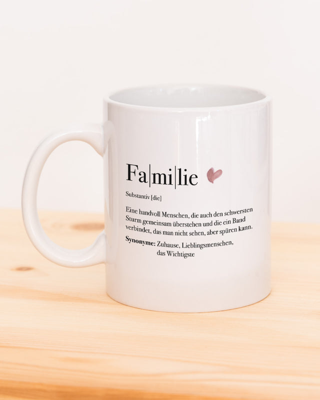 Motiv: Definition Familie - VS" Tasse