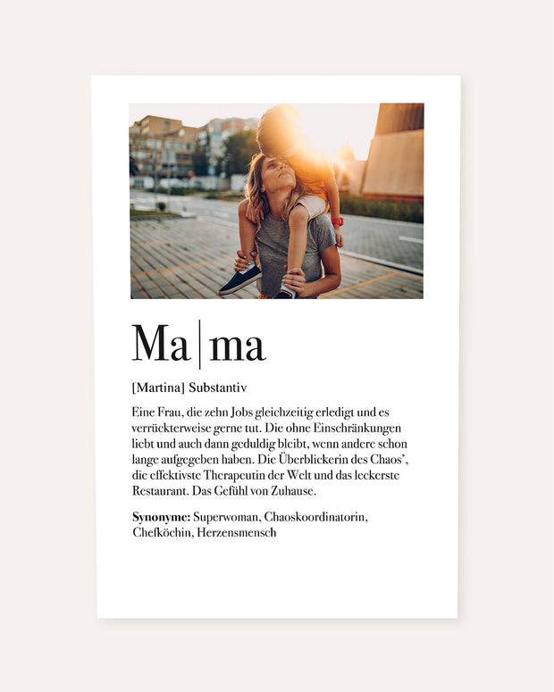 Definition Mama - Poster