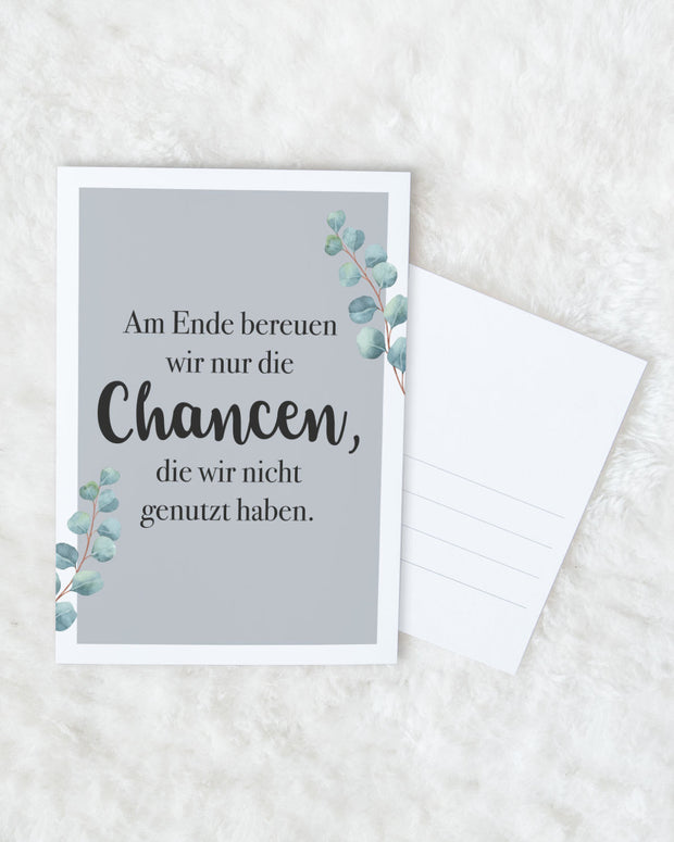 Chancen - Postkarte