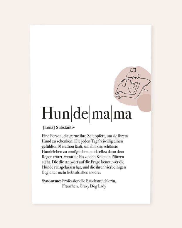 Definition Hundemama - Poster