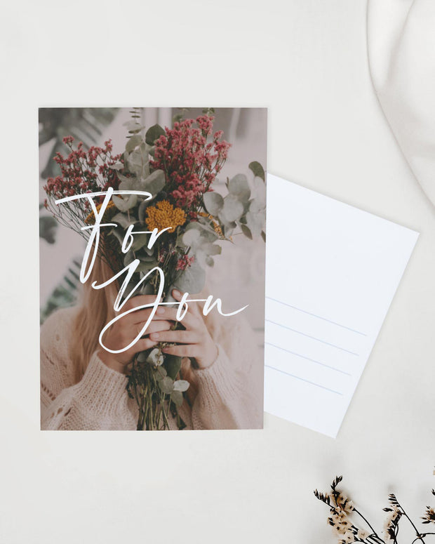 For you - Postkarte