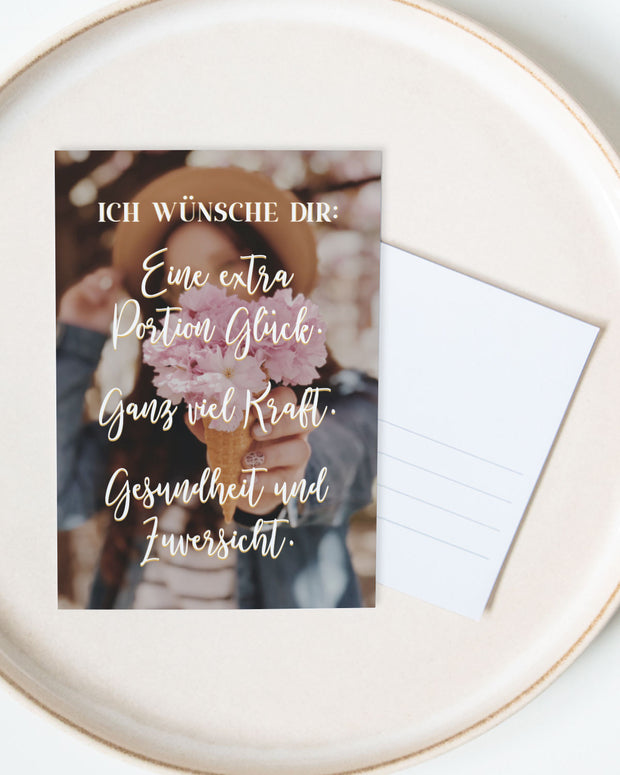 Ich wünsche Dir - Postkarte