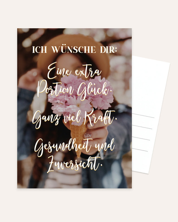 Ich wünsche Dir - Postkarte