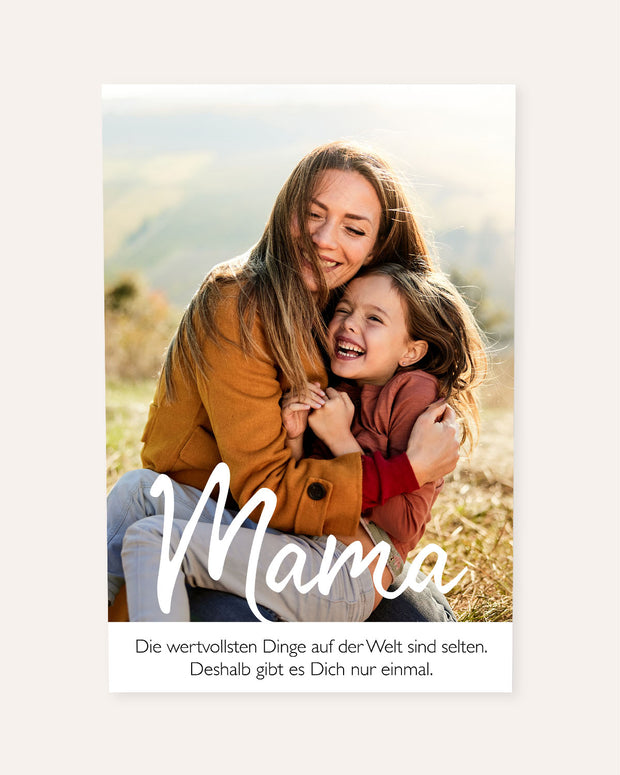 Wertvollste Mama - Fotoposter