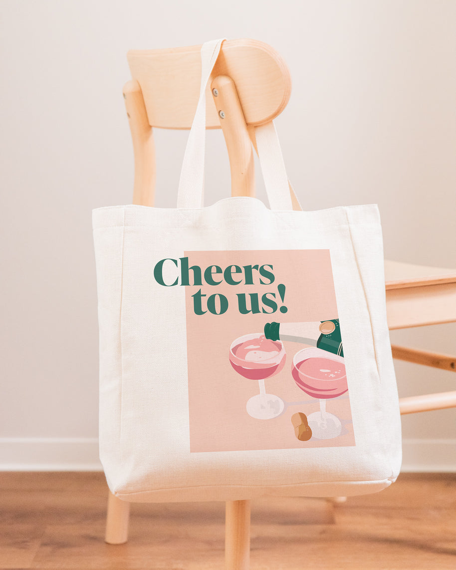 Motiv: Cheers to us - VS" Stofftasche