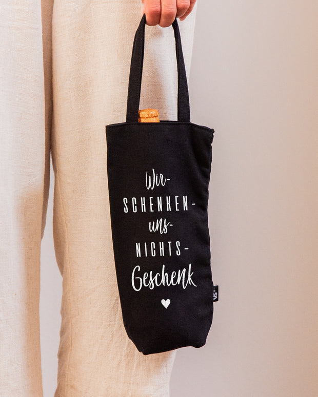 Wir schenken uns nichts - Flaschenbeutel