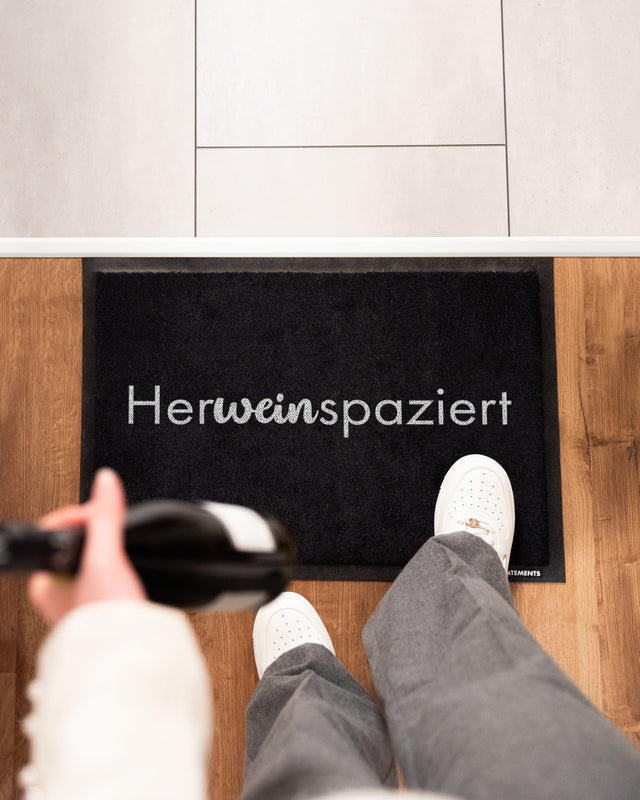 Herweinspaziert® - Fußmatte