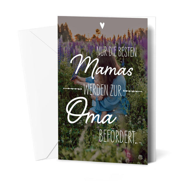 Nur die besten Mamas - Grußkarte
