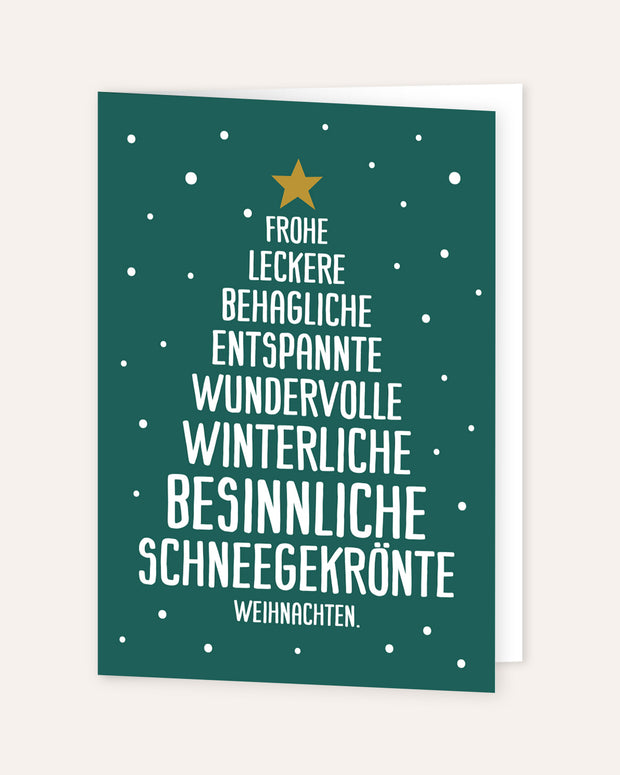 Weihnachten - Grußkarte