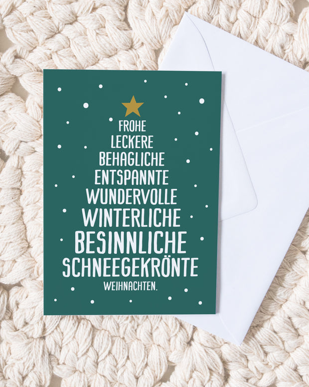 Weihnachten - Grußkarte