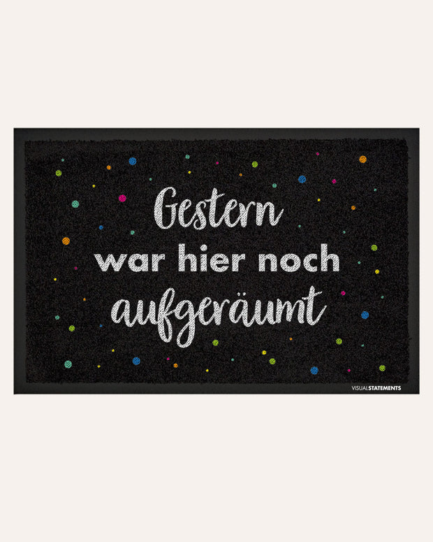 Noch aufgeräumt - Fußmatte
