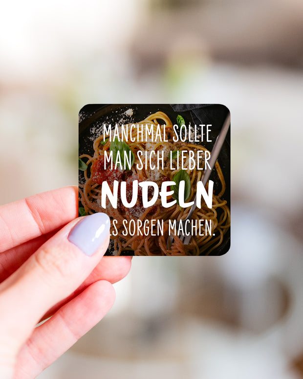 Lieber Nudeln - Magnet