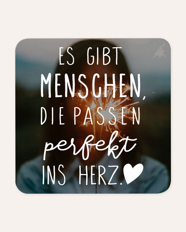 Perfekt ins Herz - Magnet