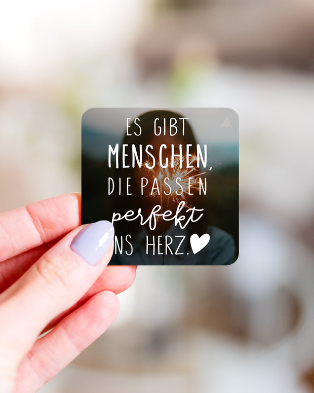 Perfekt ins Herz - Magnet
