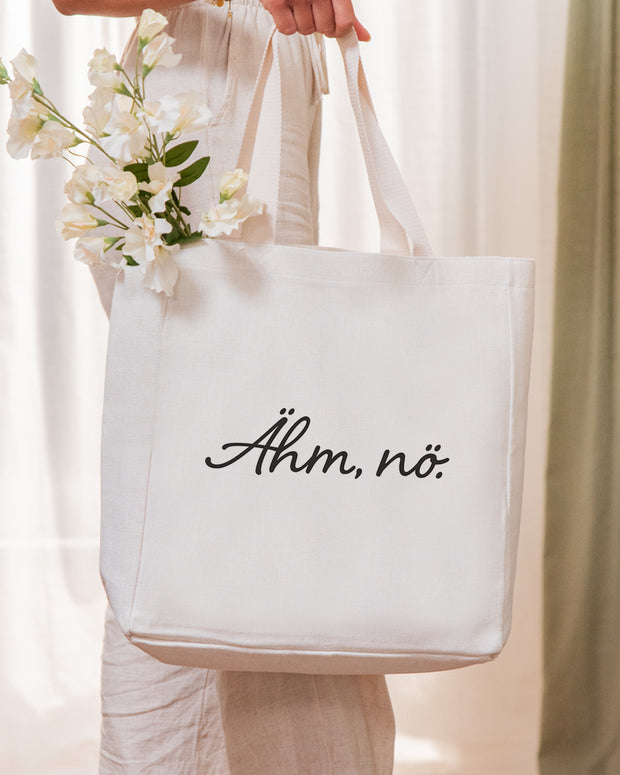 Ähm, nö - Stofftasche