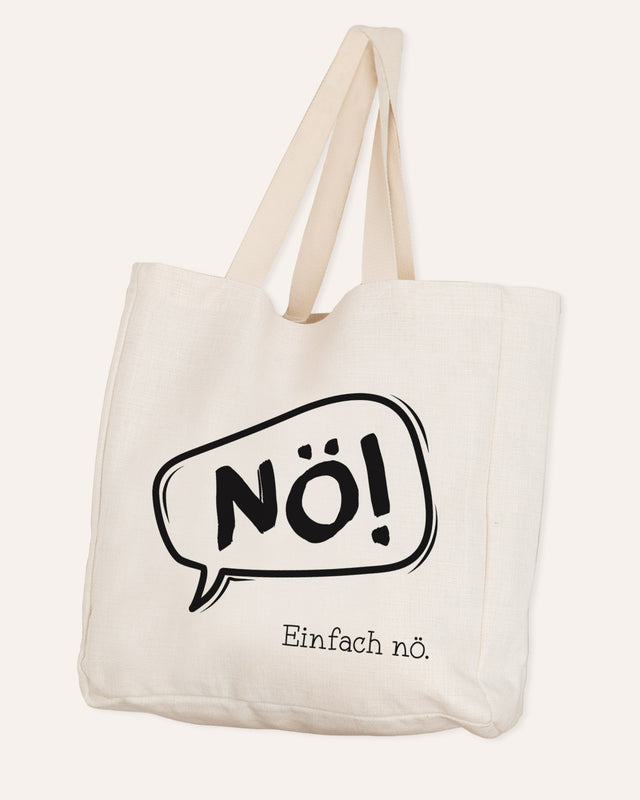 Nö. Einfach nö. - Stofftasche
