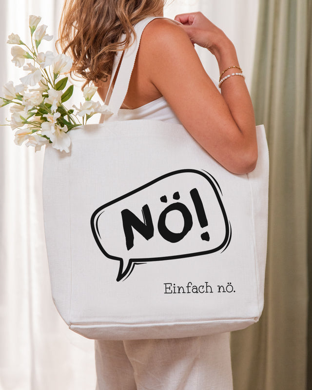 Nö. Einfach nö. - Stofftasche