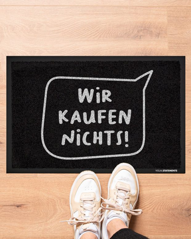 Wir kaufen nichts! - Fußmatte