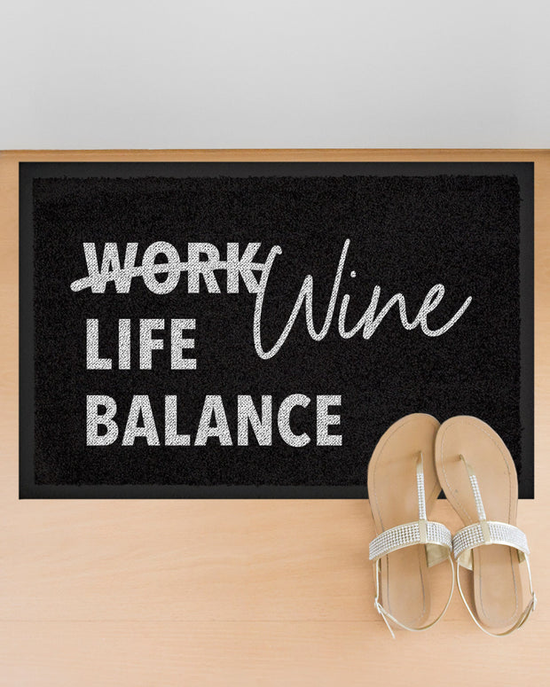 Wine Life Balance - Fußmatte