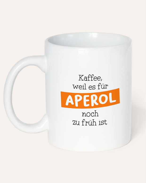 Kaffee vor Aperol - Tasse