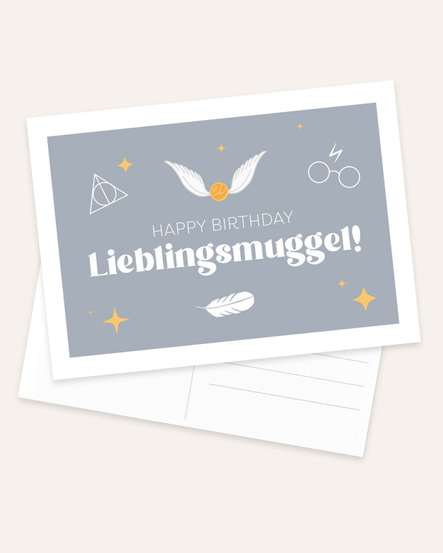Lieblingsmuggel - Postkarte