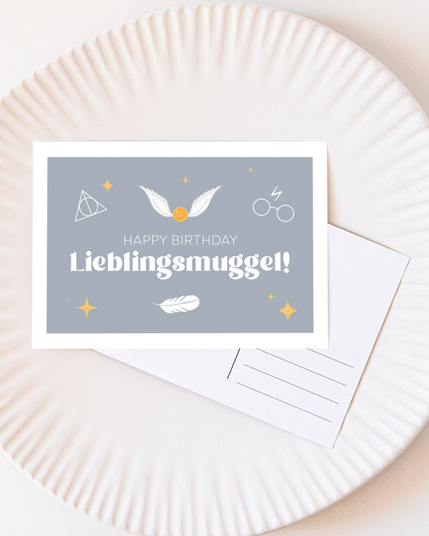 Lieblingsmuggel - Postkarte