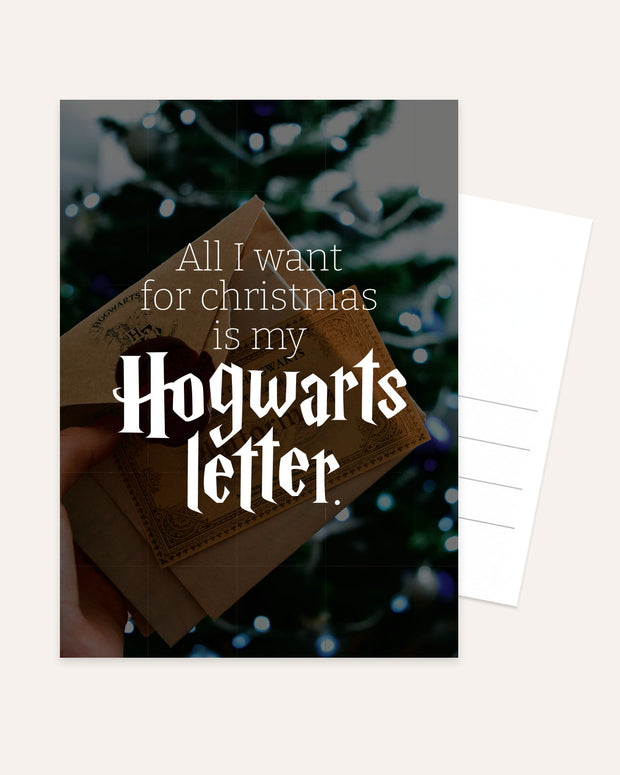 Hogwarts Letter - Postkarte