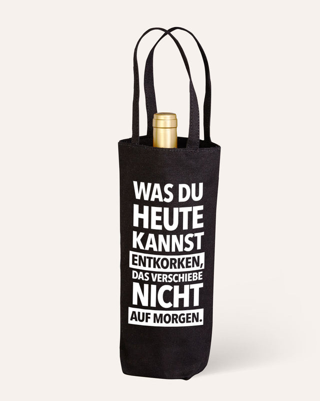 Entkorken - Flaschenbeutel