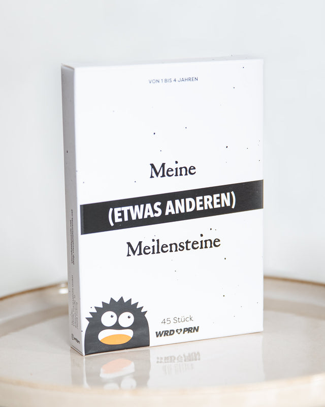 Ehrliche Meilensteine - Meilensteinkarten