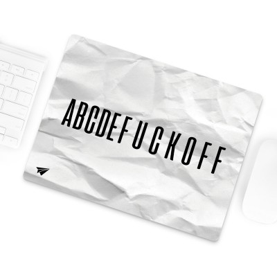 ABCDE Fuck Off - Mousepad