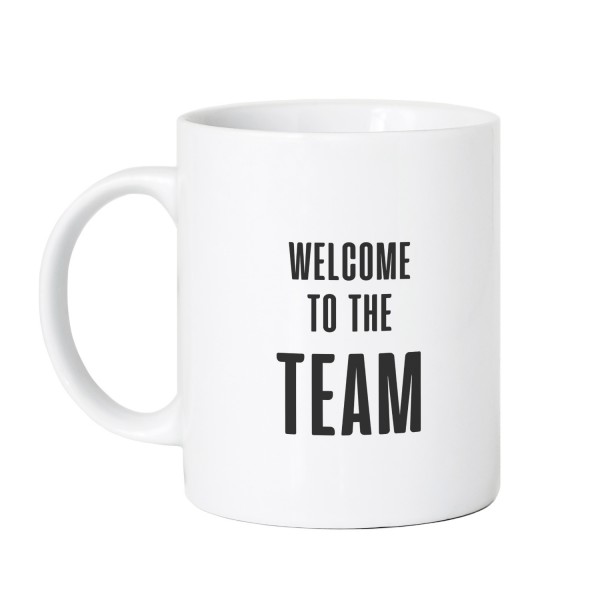 Welcome to the Team (+Wunschlogo) - personalisierbare Tasse