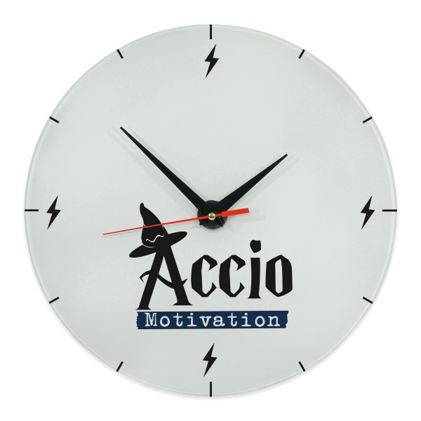 Accio Motivation - Wanduhr