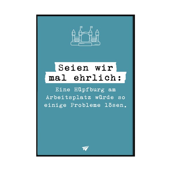 Hüpfburg - Poster