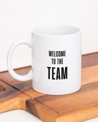 Welcome to the Team (+Wunschlogo) - Tasse