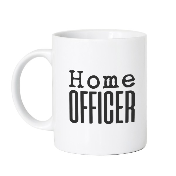 Home Officer - personalisierbare Tasse