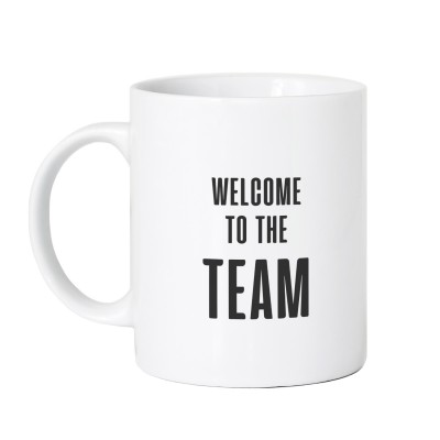 Welcome to the Team - personalisierbare Tasse