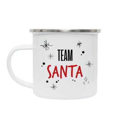 Team Santa - Emaille Tasse
